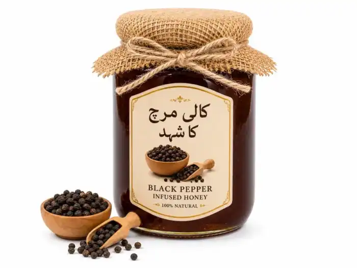 Black Pepper Infused Honey