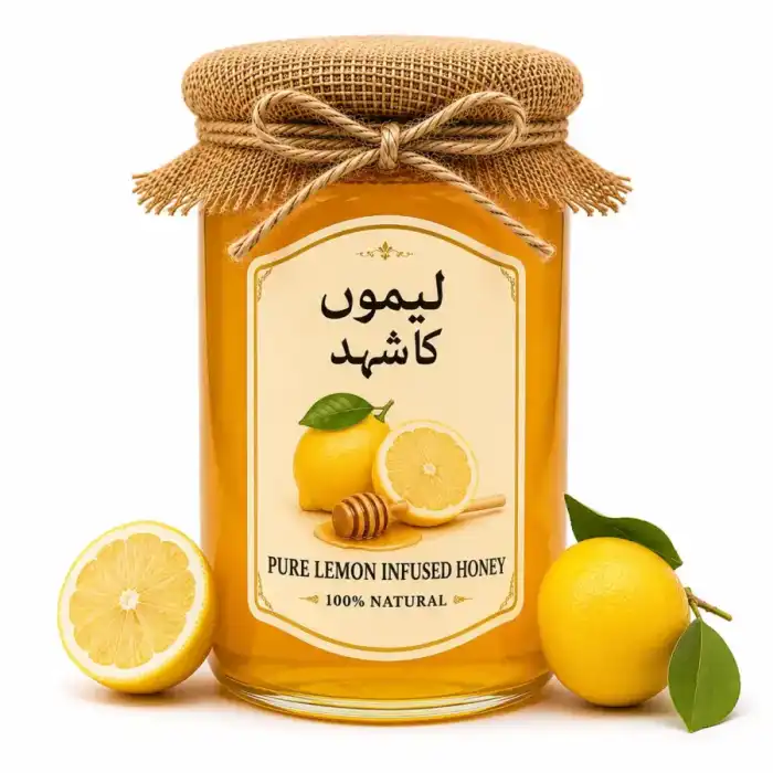 Pure Lemon Infused Honey (Leemo Ka Shehad)