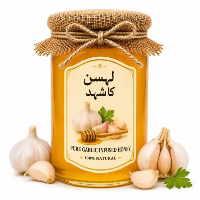 Pure Garlic Infused Honey (Lehsun Ka Shehad)