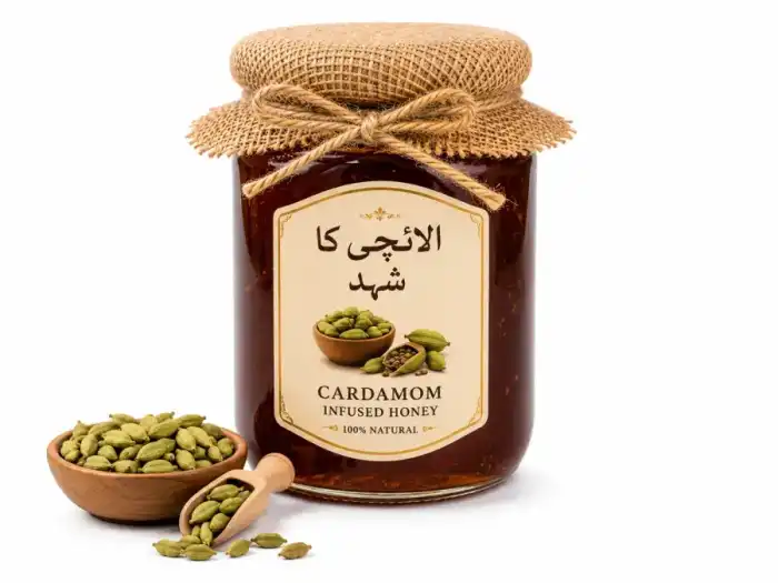 Cardamom Infused Honey